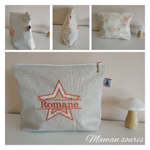 Trousse de toilette brodée – Image 2