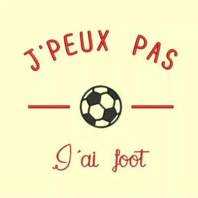 j'peux pas j'ai foot